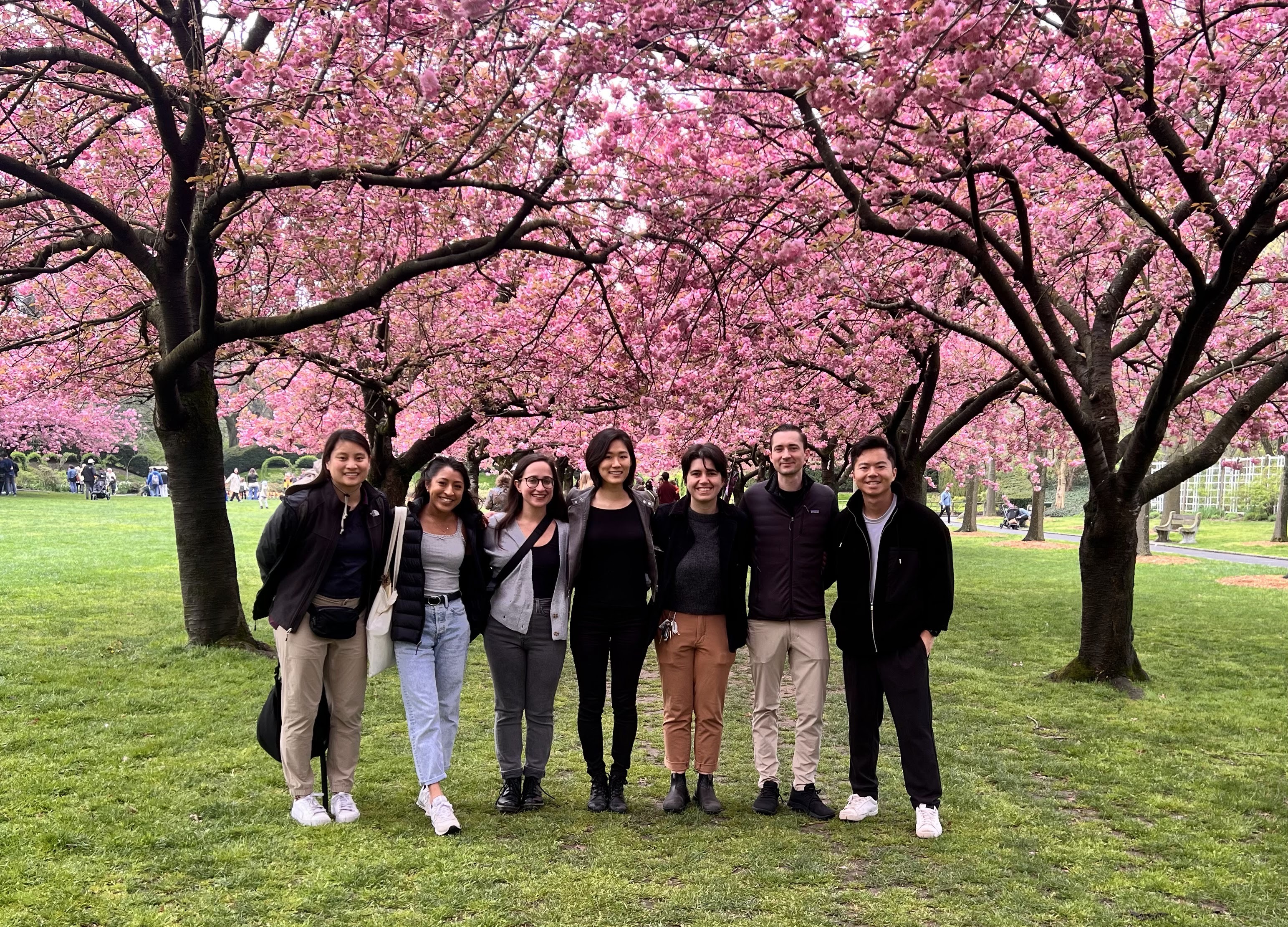 Lab members and friends, Spring 2024.